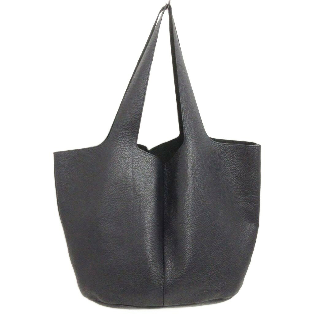 【中古】ジルサンダー JIL SANDER NAVY トートバッグ 肩がけ レザー 紺 ネイビー 鞄 レディース 【ベクトル 古着】 260121