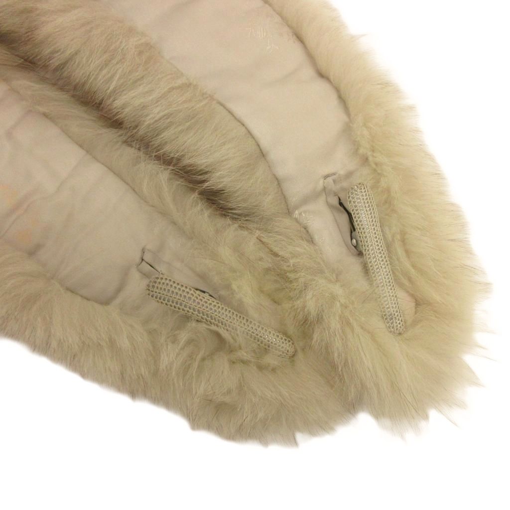 【中古】ノーブランド ティペット マフラー ファー クリップ 白系 ホワイト系 ■GY9...