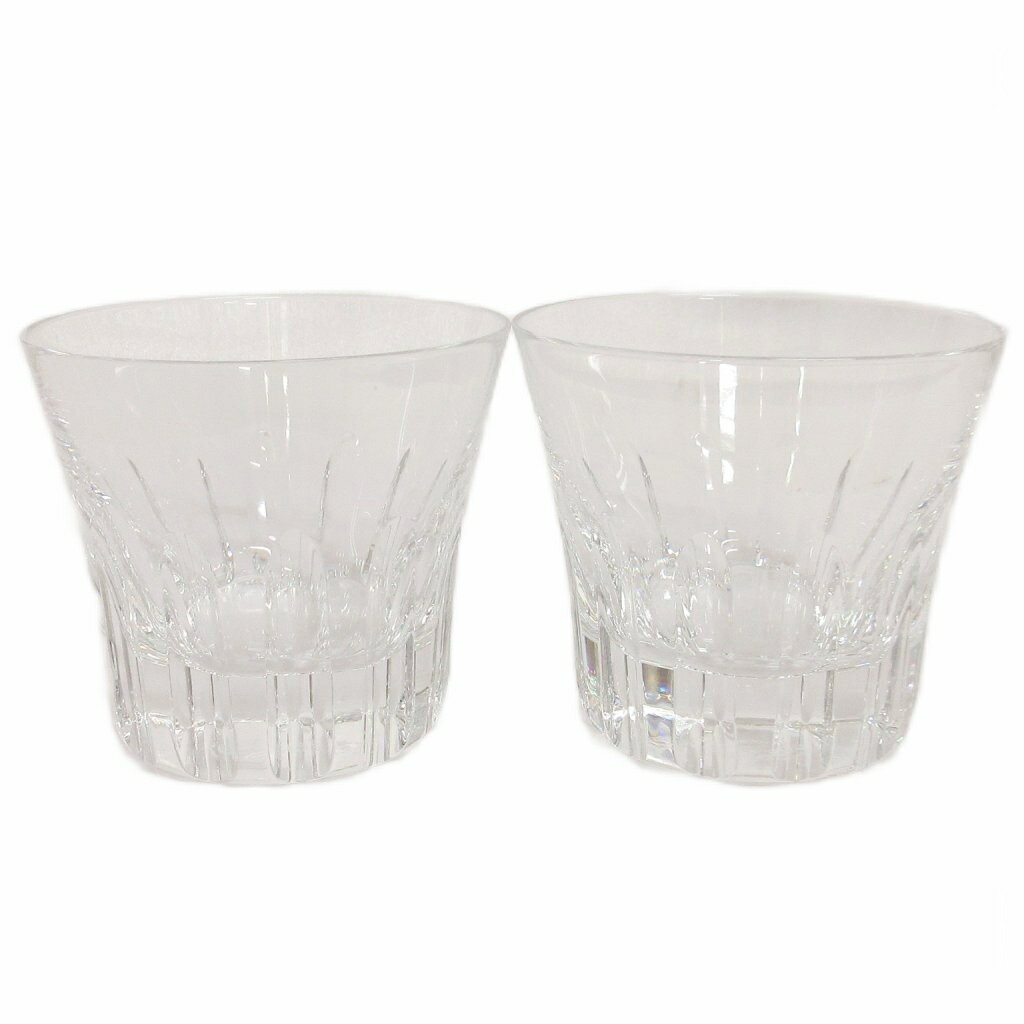 【中古】バカラ Baccarat エトナ イヤータンブラー ペアセット 2011 ロックグラス クリ ...