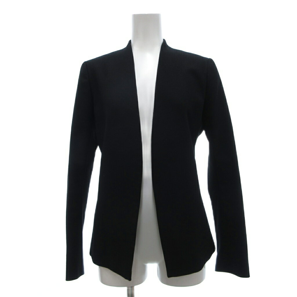 樂天商城 - 【中古】セオリーリュクス theory luxe ジャケット 上着 36 黒 ブラック Vネック ノーカラー 長袖 /SX レディース 【ベクトル 古着】 260411