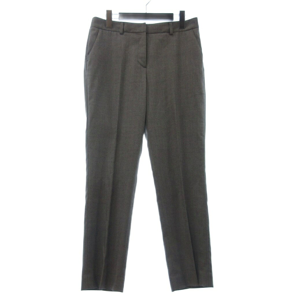 【中古】デミルクス ビームス Demi-Luxe BEAMS スラックス パンツ グレー 40 レデ...