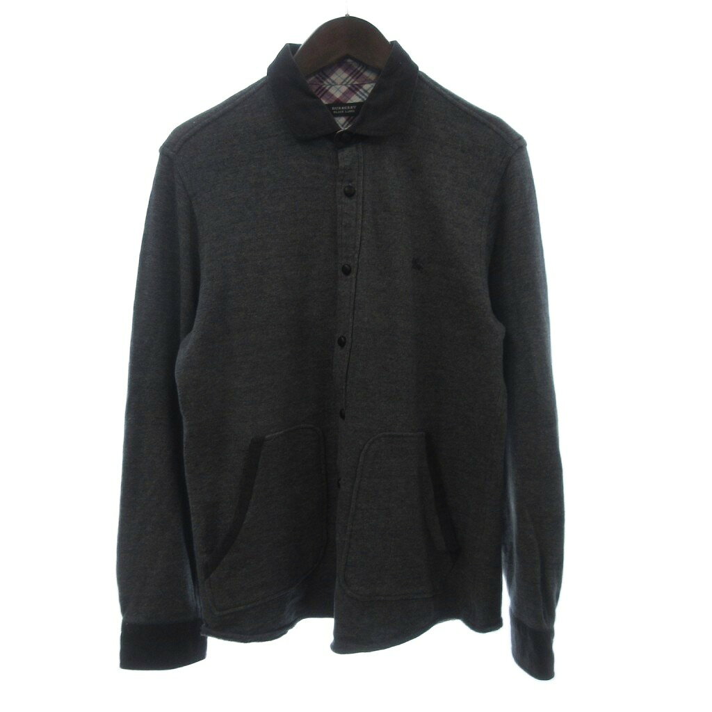中古 バーバリーブラックレーベル BURBERRY BLACK LABEL スウェットシャツ 長袖 コットン ロゴ刺繍 裏毛 ダ vectorpremium-19133653 ブランド古着ベクトルプレミアム店 パッケージ画像