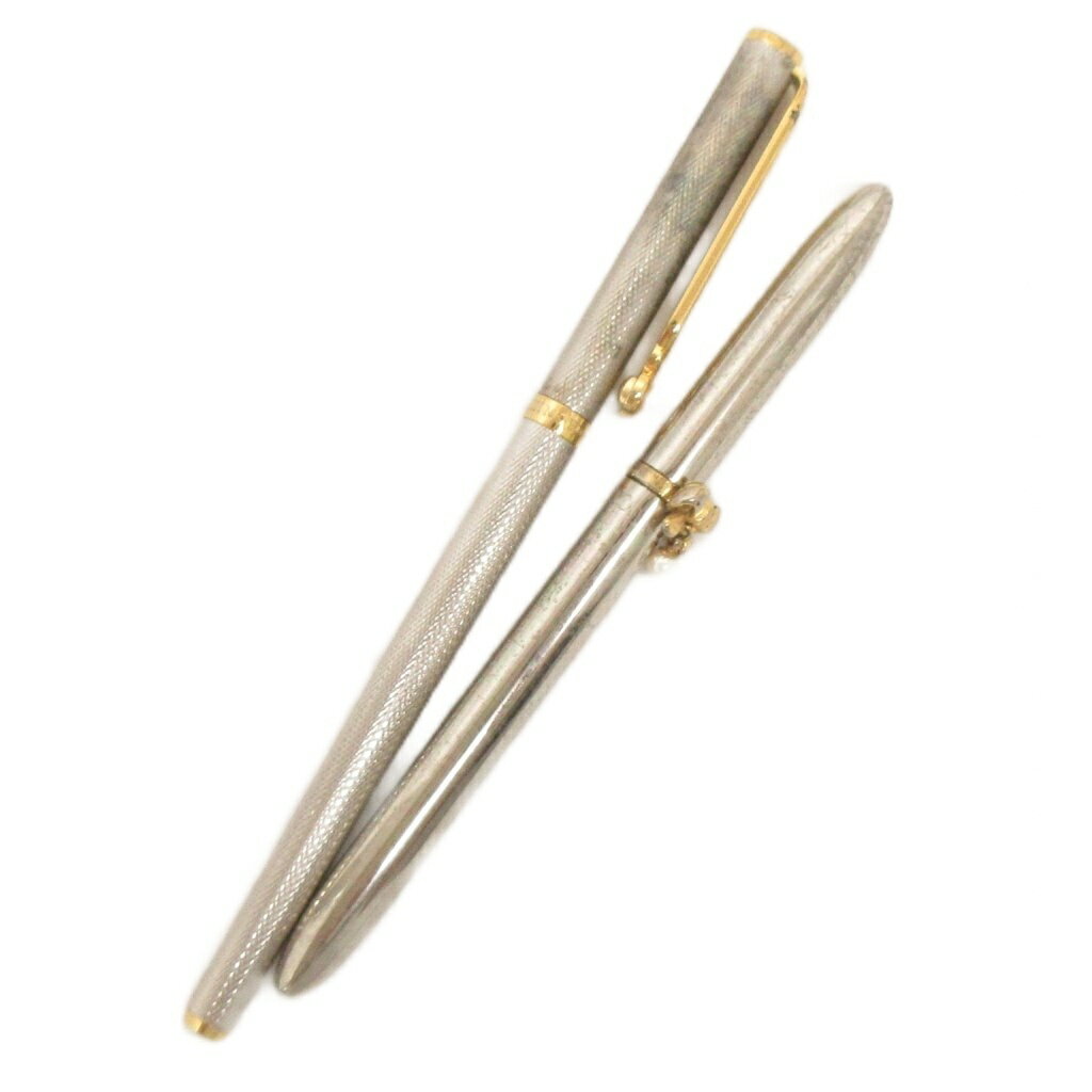 【中古】ミキモト MIKIMOTO 2点セット ボールペン ツイスト式 キャップ式 シルバーカラー 筆記用具 ジャンク ■GY99 その他 【ベクトル 古着】 260522