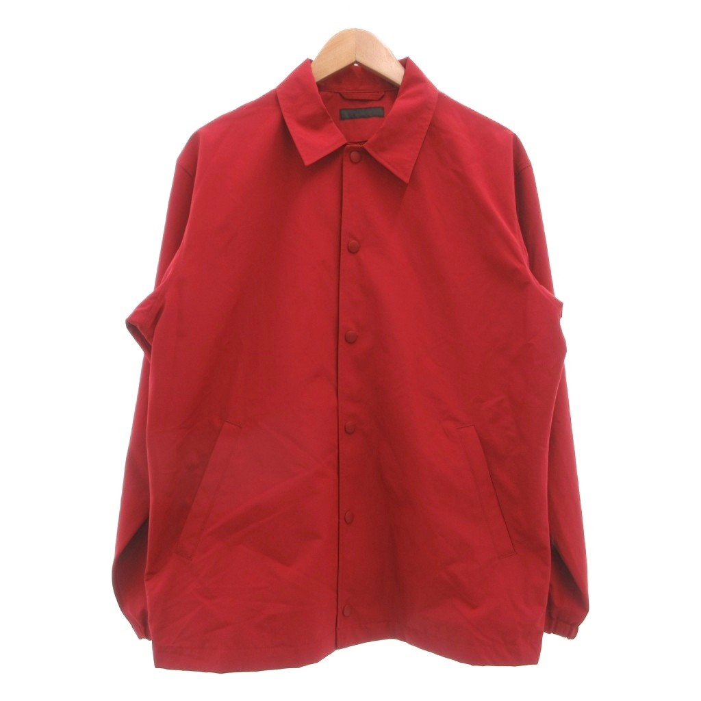 【中古】ユニクロ UNIQLO コーチジャケット アウター L 赤 レッド /SX メンズ 【ベクトル 古着】 260603
