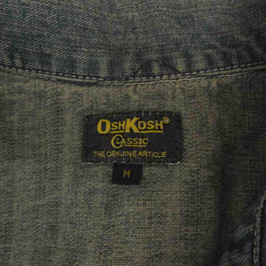 【中古】オシュコシュ OSHKOSH ジャンプスーツ デニム ジーンズ M インディゴ 胸ポケット /SC メンズ 【ベクトル 古着】 260611 vectorpremium-19200804 ブランド古着ベクトルプレミアム店 サンプル画像3