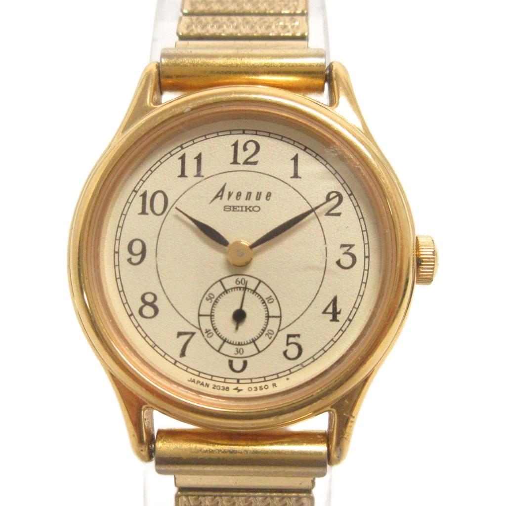 タグ付未使用品 SEIKO セイコーアベニュー ブレス型クォーツ時計 電池交換済 002-902608210004_1.jpg