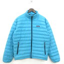 パタゴニア Patagonia ダウン ジャケット ジップアップ グースダウン ライトブルー 水色 51884 S 171101 メンズ 【中古】【ベクトル 古着】 171103 ブランド古着ベクトルプレミアム店