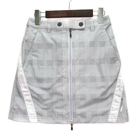 【中古】23区 オンワード樫山 SPORT DBF チェック スカート フロントジップ ライトグレー S ゴルフ 秋冬 レディース 【ベクトル 古着】 231012 vectorpremium-19436655 ブランド古着ベクトルプレミアム店 パッケージ画像