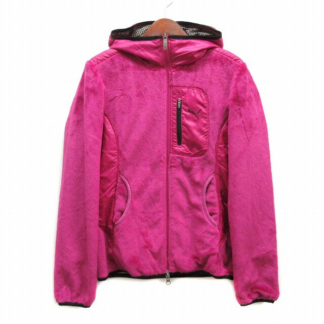 【中古】プーマ PUMA フリース 中綿 フルジップ フーディ ジャケット ピンク M レディース 【ベクトル 古着】 240903ブランドプーマ PUMA表記サイズM実寸サイズ肩幅：41cm　身幅：47cm　袖丈：60cm　着丈：58.5cm　　素材表地 ポリエステル100％ 裏地 ポリエステル100％ 中綿 ポリエステル100％色ピンク状態目立ったダメージはなく、問題なくご使用いただける商品です。 ※あくまでも中古品ですので掲載写真や記載内容をご確認いただき、ご理解の上ご購入ください。 ※こちらの商品は実店舗で保管しておりません。商品についてお問い合わせの際は返答に多少お時間を頂きますのでご了承ください。備考プーマジャパン(株)商品のお問い合わせの回答を休止しております。＊各商品ページの商品詳細等をご確認の上ご購入ください。【中古】プーマ PUMA フリース 中綿 フルジップ フーディ ジャケット ピンク M レディース 【ベクトル 古着】 240903状態ランク　”AB”詳細については、下記および「状態ランクについて」ページをご覧ください。未使用・新品の商品ほぼ新品同様の商品使用感が少なく、かなり状態の良い商品使用感はあるが、傷や汚れの少ない商品使用感の他、傷や汚れが見られる商品かなり大きな傷みがある難あり商品※S〜CランクはUSED品となりますので、使用感をご理解の上でご入札下さい。状態ランクについてinformationブランドプーマ PUMA表記サイズM実寸サイズ肩幅：41cm　身幅：47cm　袖丈：60cm　着丈：58.5cm　　素材表地 ポリエステル100％ 裏地 ポリエステル100％ 中綿 ポリエステル100％色ピンク状態目立ったダメージはなく、問題なくご使用いただける商品です。 ※あくまでも中古品ですので掲載写真や記載内容をご確認いただき、ご理解の上ご購入ください。 ※こちらの商品は実店舗で保管しておりません。商品についてお問い合わせの際は返答に多少お時間を頂きますのでご了承ください。備考プーマジャパン(株)商品のお問い合わせの回答を休止しております。＊各商品ページの商品詳細等をご確認の上ご購入ください。本商品は一点物です他サイトや店舗にて販売している商品です。多少のお時間差にて欠品になることもございます。予めご了承頂ますようお願い致します。ベクトル・サイズガイドはこちらこの商品と同じブランドの商品を見る