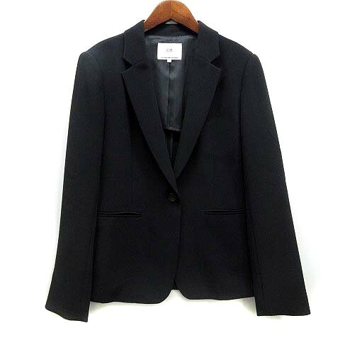 【中古】23区 オンワード樫山 トリアセ ダブル ジョーゼット スーツ 上下 セットアップ ジャケット スカート 黒 ブラック 38 40 レディース 【ベクトル 古着】 241028 vectorpremium-19436735 ブランド古着ベクトルプレミアム店 サンプル画像2