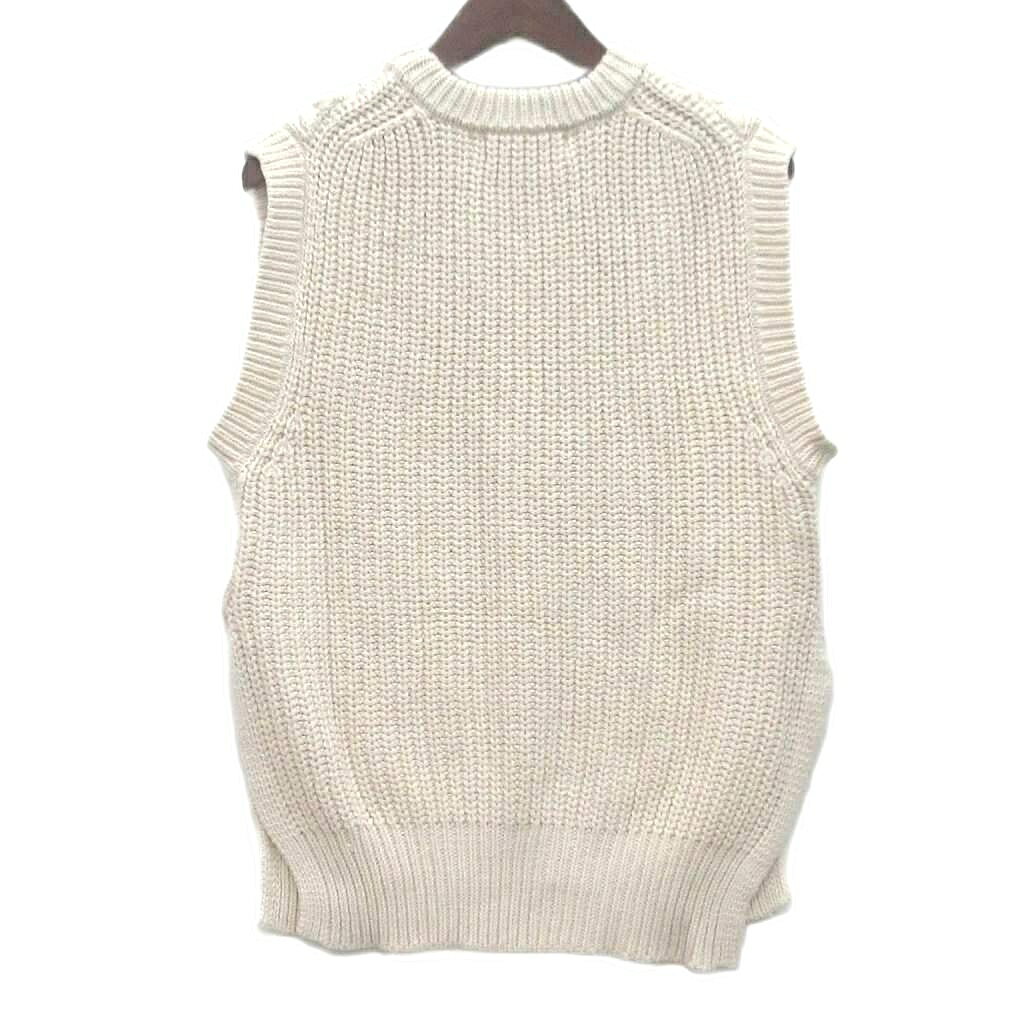 【中古】ロペピクニック ROPE Picnic ケーブル ニット ベスト オフホワイト 38 GDM-10250-A レディース 【ベクトル 古着】 260904 vectorpremium-19438872 ブランド古着ベクトルプレミアム店 サンプル画像2