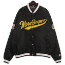 yÁzAoM[ MORE BAGGY ~ X^[^[ STARTER STADIUM JACKET X^W  WPbg ubN M Y yxNg Òz 240115