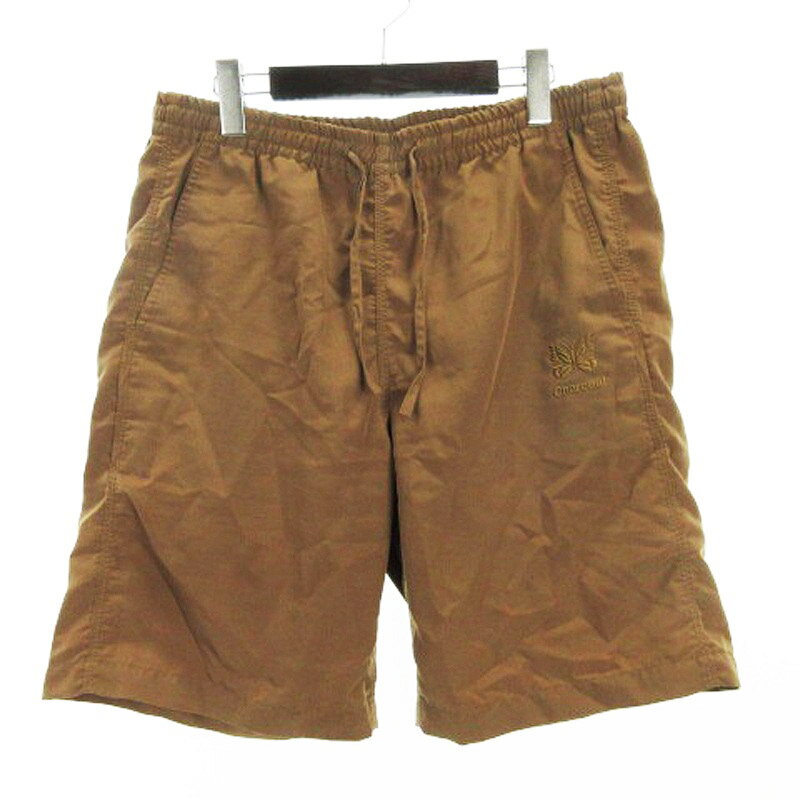 【中古】ニードルス ニードルズ Needles × Charcoal ショーツ パンツ IN394 ベージュ L 241121E ■GY09 メンズ 【ベクトル 古着】 241121