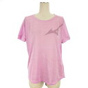 【中古】未使用品 ミズノ MIZUNO ドライエアロフロー Tシャツ 半袖 スポーツウエア ピンク L 241223E レディース 【ベクトル 古着】 241223(4)