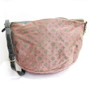 【中古】ラシット RUSSET ナイロン ショルダーバッグ 総柄 ピンク ■GY99 レディース 【ベクトル 古着】 250307