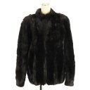 【中古】サガミンク SAGA MINK 銀サガ ミンクファー ショート コート ジャケット 毛皮 ブラウン系 13 ■GY11 レディース 【ベクトル 古着】 250118(4)