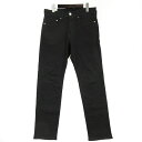【中古】エイチ&エム H&M レギュラーフィット デニム パンツ 30 ブラック 250227E メンズ 【ベクトル 古着】 250227(4)