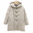 【中古】セオリー Theory ダウンコート ダッフル ドロスト ミドル丈 S グレー /AE レディース 【ベクトル 古着】 250221(4)