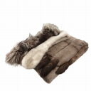 【中古】サガフォックス SAGA FOX ノーブランド 3点セット ミンクファー ティペット マフラー 毛皮 茶 ブラウン /FF ■GY99 レディース 【ベ...