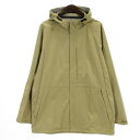 【中古】デサント DESCENTE 2.5レイヤー フーデッドジャケット ベージュ XO 250403E メンズ 【ベクトル 古着】 250403