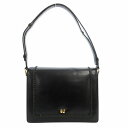 【中古】ニナリッチ NINA RICCI ハンドバッグ ショルダー 2WAY 斜め掛け ロゴ レザー 黒 ブラック /GV ■GY99 レディース 【ベクトル ...