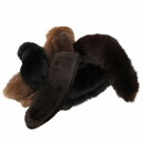 【中古】ノーブランド ティペット 6点セット マフラー リアルファー 茶 ブラウン 黒 ブラック /FF ■GY99 レディース 【ベクトル 古着】 25033...