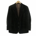 【中古】NIEDIECK VELVET テーラードジャケット ベルベット シングル 緑系 /UO メンズ 【ベクトル 古着】 250402