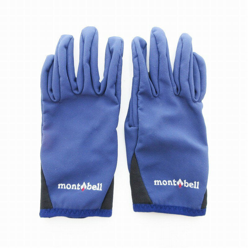 【中古】モンベル Montbell Black Diamond グローブ 手袋 作業用 グリップ 青 /JS メンズ 【ベクトル 古着】 250403
