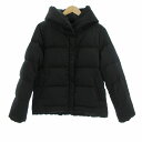 【中古】ディスコート Discoat ダウンジャケット ショート丈 フード M 黒 ブラック /UO ■GY99 レディース 【ベクトル 古着】 250402(4)