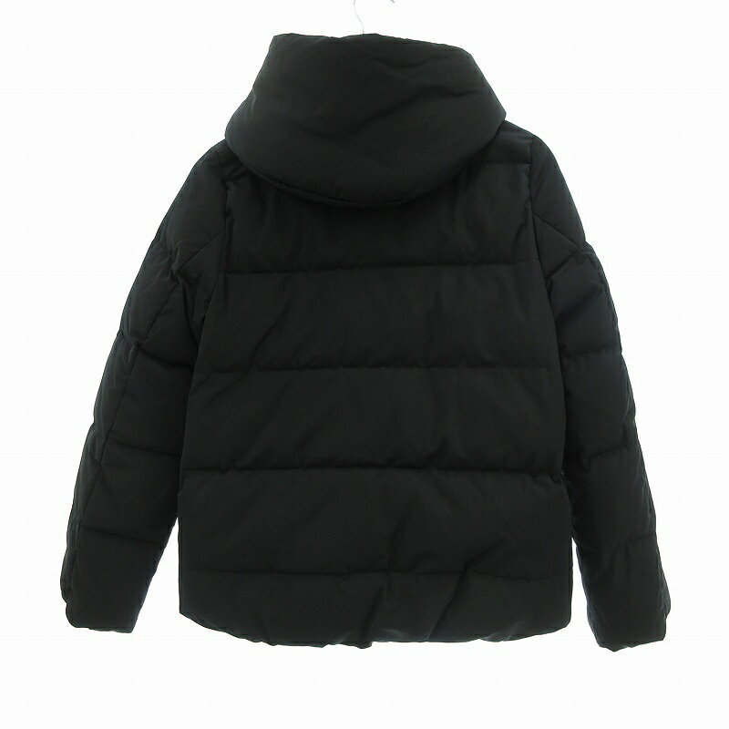 【中古】ディスコート Discoat ダウンジャケット ショート丈 フード M 黒 ブラック /UO ■GY99 レディース 【ベクトル 古着】 250402