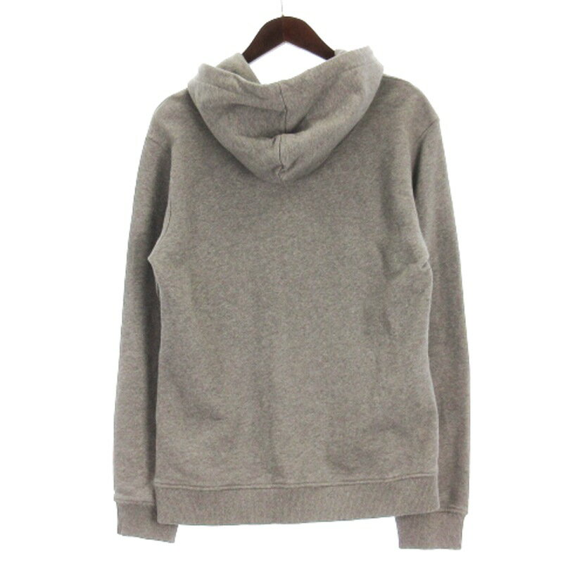 【中古】ケンゾー KENZO タイガー 刺繍 スウェットパーカー プルオーバー ロゴ グレー S メンズ 【ベクトル 古着】 250517