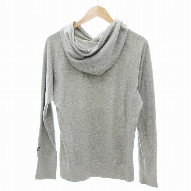 【中古】ティーエムティー TMT パーカー フーディー ロゴ プリント 長袖 S 黒 ブラック /JS ■GY03 メンズ 【ベクトル 古着】 250527