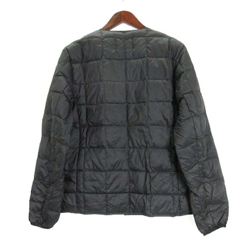 【中古】タイオン TAION ダウンジャケット ナイロン ブラック M 250523E アウター メンズ 【ベクトル 古着】 250523