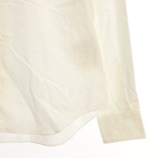 【中古】プレイコムデギャルソン PLAY COMME des GARCONS シャツ 長袖 ハートパッチ AZ-B001 AD2006 ホワイト M メンズ 【ベクトル 古着】 250623