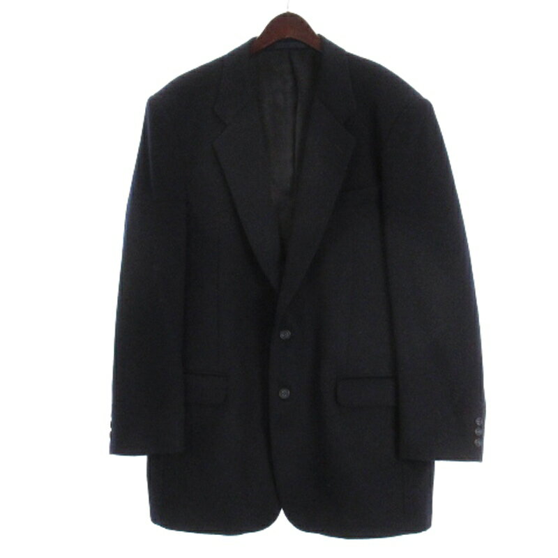 【中古】AUTRE MOI カシミヤ100％ テーラードジャケット ネイビー AB9 メンズ 【ベクトル 古着】 250626(4)