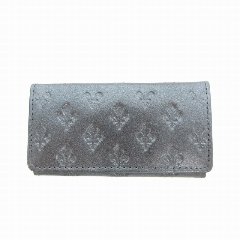 【中古】パトリック コックス PATRICK COX キーケース ポーチ ロゴ グレー /FT ■GY99 メンズ レディース 【ベクトル 古着】 250728