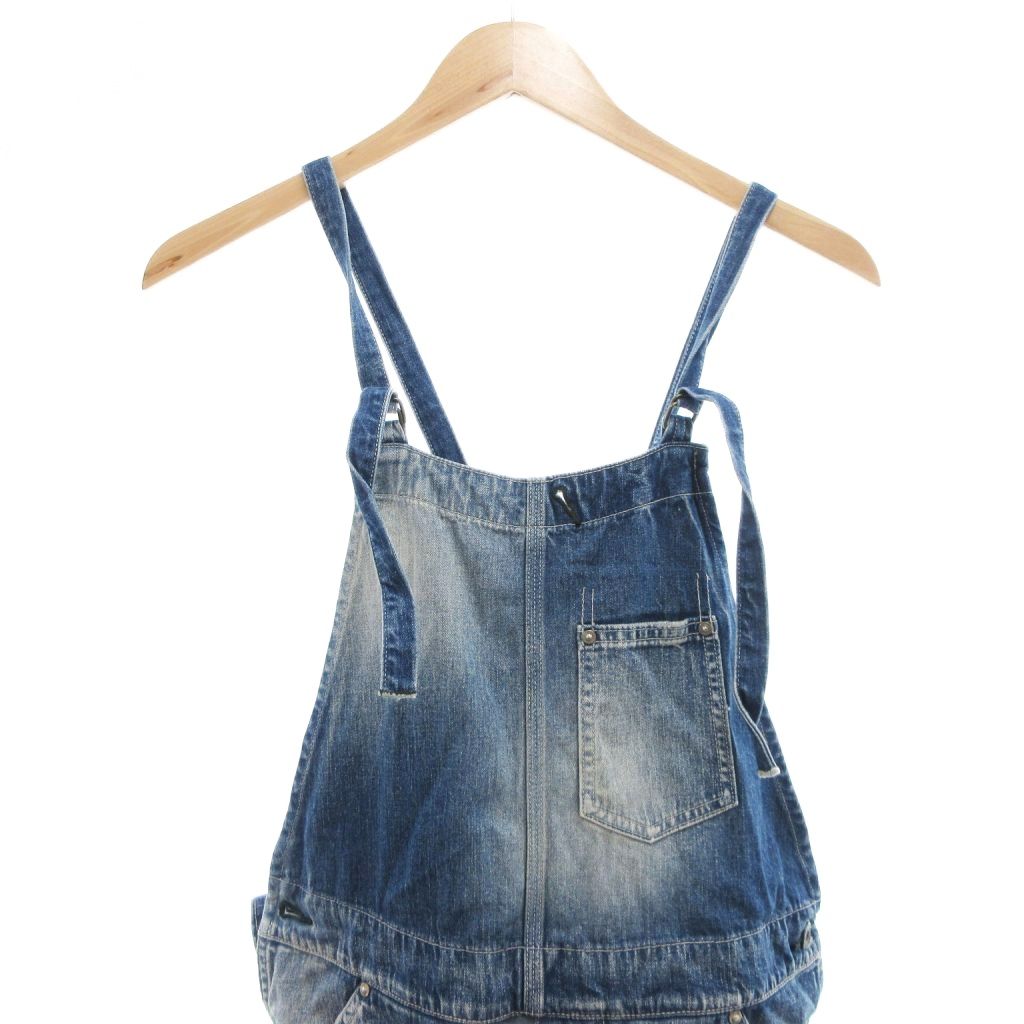【中古】ジョンブル JOHNBULL オーバーオール つなぎ デニム 胸ポケット S インディゴブルー /JS メンズ 【ベクトル 古着】 251114