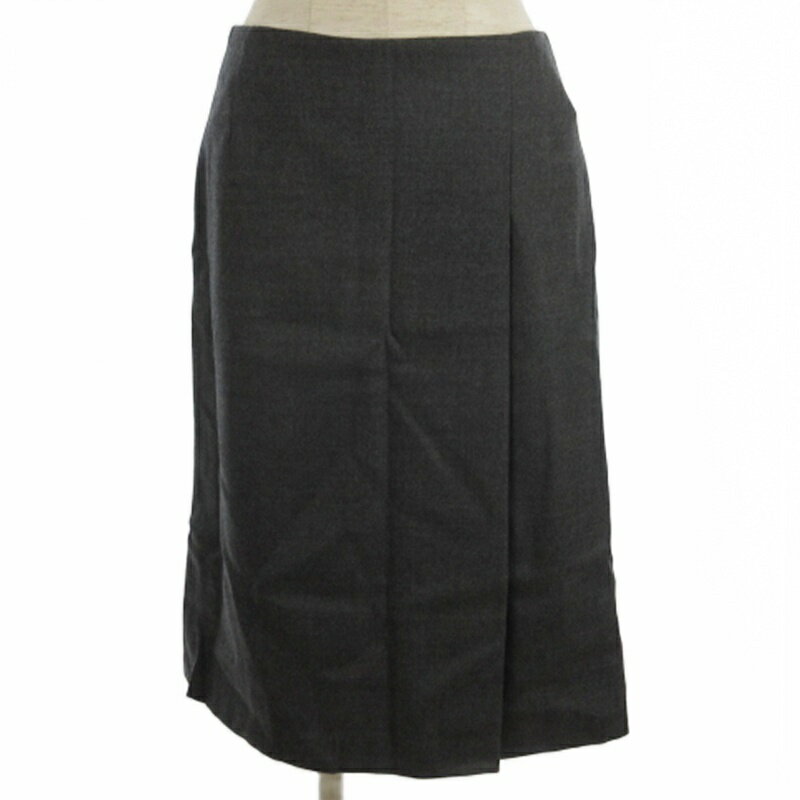 【中古】未使用品 ユナイテッドアローズ UNITED ARROWS タグ付き タイトスカート ひざ丈 グレー 38 ■TC レディース 【ベクトル 古着】 260204