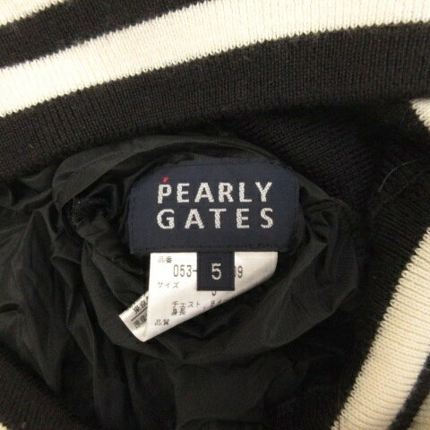 【中古】パーリーゲイツ PEARLY GATES リバーシブル ベスト ニット ナイロン ゴル...