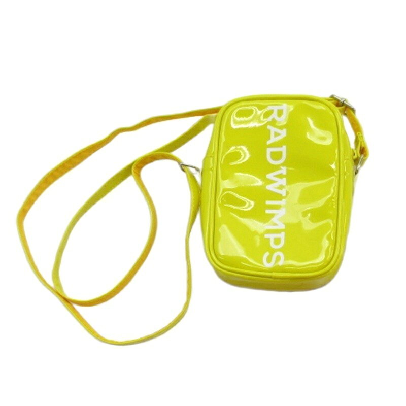【中古】RADWIMPS ロゴ エナメル ショルダーバッグ イエロー ■GY12 メンズ レディース 【ベクトル 古着】 260224