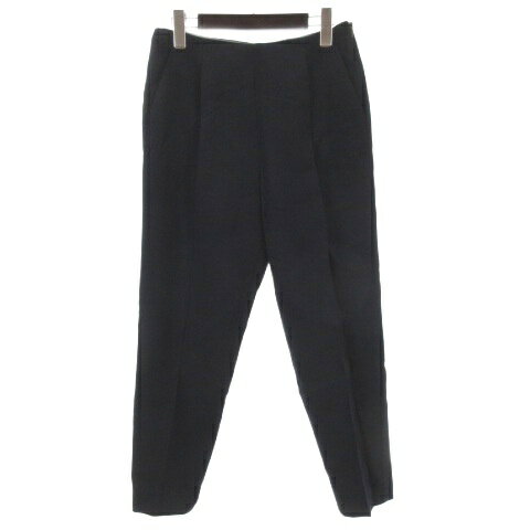 乐天商城 - 【中古】アドーア ADORE スラックス テーパード パンツ 36 ネイビー 260312E レディース 【ベクトル 古着】 260312