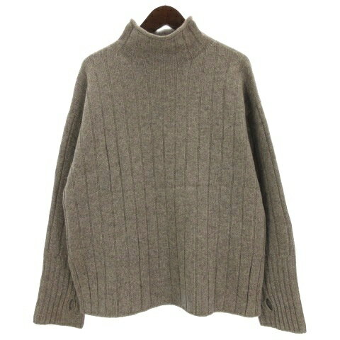 【中古】エマキュレイト EMMACULATE ニット セーター ハイネック 長袖 グレー 260323E レディース 【ベクトル 古着】 260323