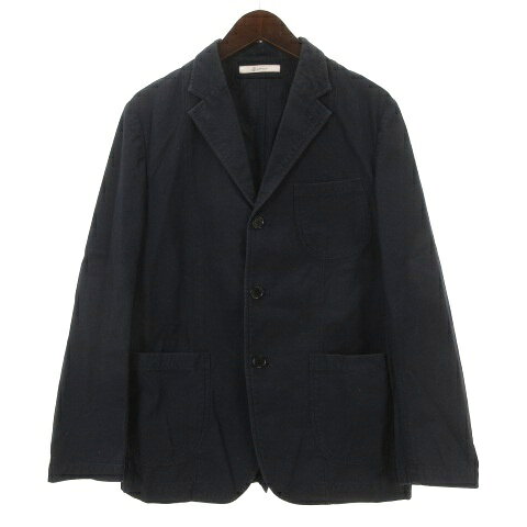 Rakuten - 【中古】ジョンブル JOHNBULL テーラード ジャケット ネイビー M 260406E メンズ 【ベクトル 古着】 260406