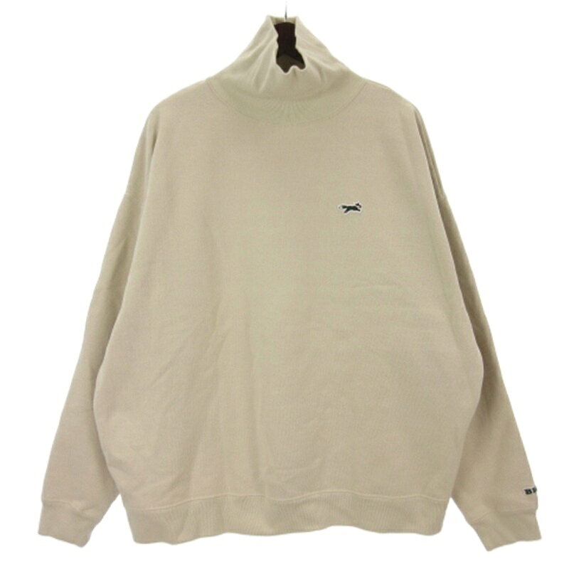 Hawaiian - 【中古】ペニーズ PENNYS × ビームスハート トレーナー スウェット ハイネック 裏起毛 ベージュ L ■GY99 メンズ 【ベクトル 古着】 260323