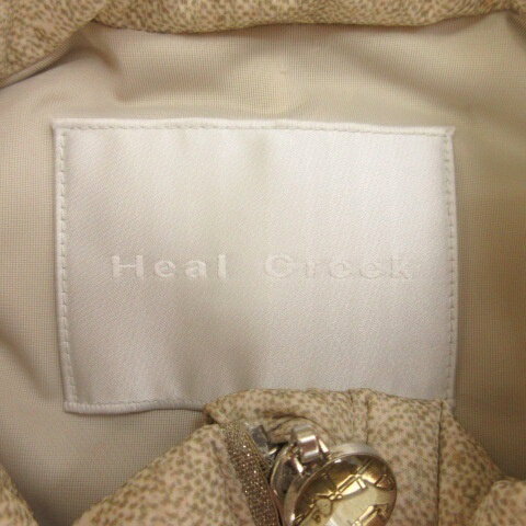 【中古】ヒールクリーク Heal Creek 中綿 ベスト ジップアップ ゴルフ ウエア 40 ...