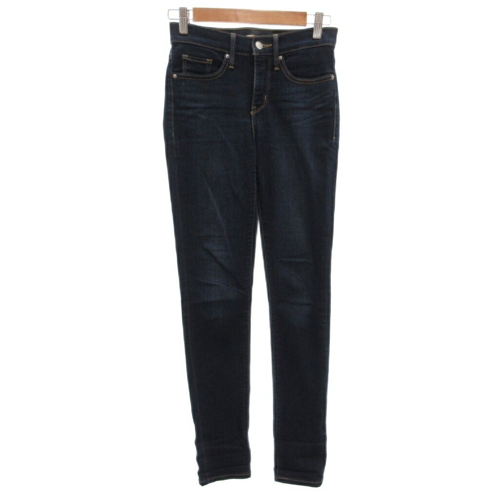 [Used] Levi's Denim Jeans, W24L30, Indigo Blue, Skinny Fit, Full Length, Solid Color /ML ■GY74 Women's [Vector Used Clothing] 260421