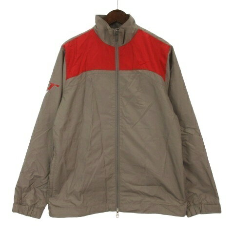 【中古】ナイキゴルフ NIKE GOLF ジップアップ ジャケット ゴルフウェア グレー レ...