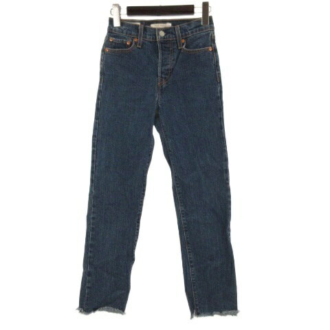 [Used] Levi's Premium Denim Jeans, Size 23, Indigo, 260424E, Women's [Vector Used Clothing] 260424