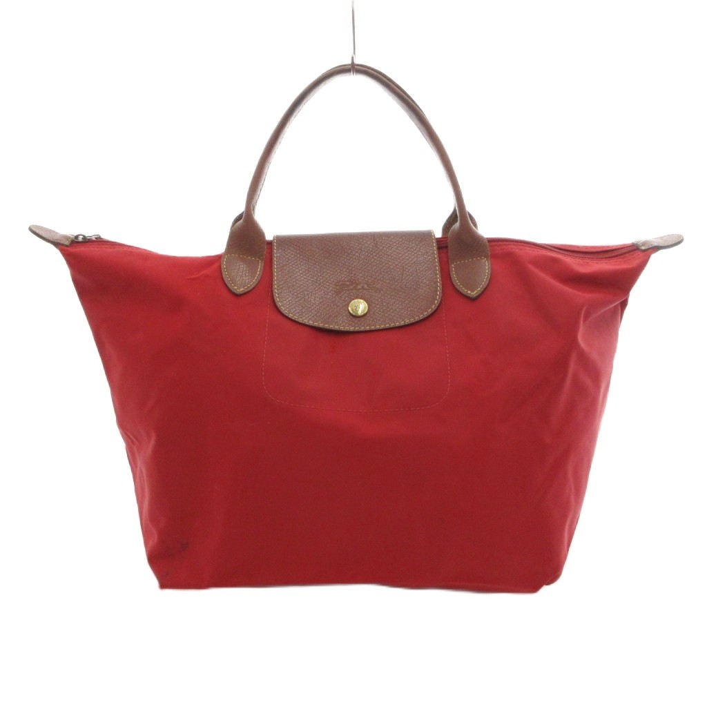 ロンシャン LONGCHAMP ル プリアージュ LE PLIAGE ハンドバッグ ナイロン 赤 レッド 1623089545 /JS レディース  260519