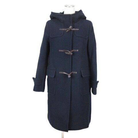 乐天商城 - 【中古】グリーンレーベルリラクシング ユナイテッドアローズ green label relaxing ウール ダッフルコート ロング 38 ネイビー レディース 【ベクトル 古着】 260519
